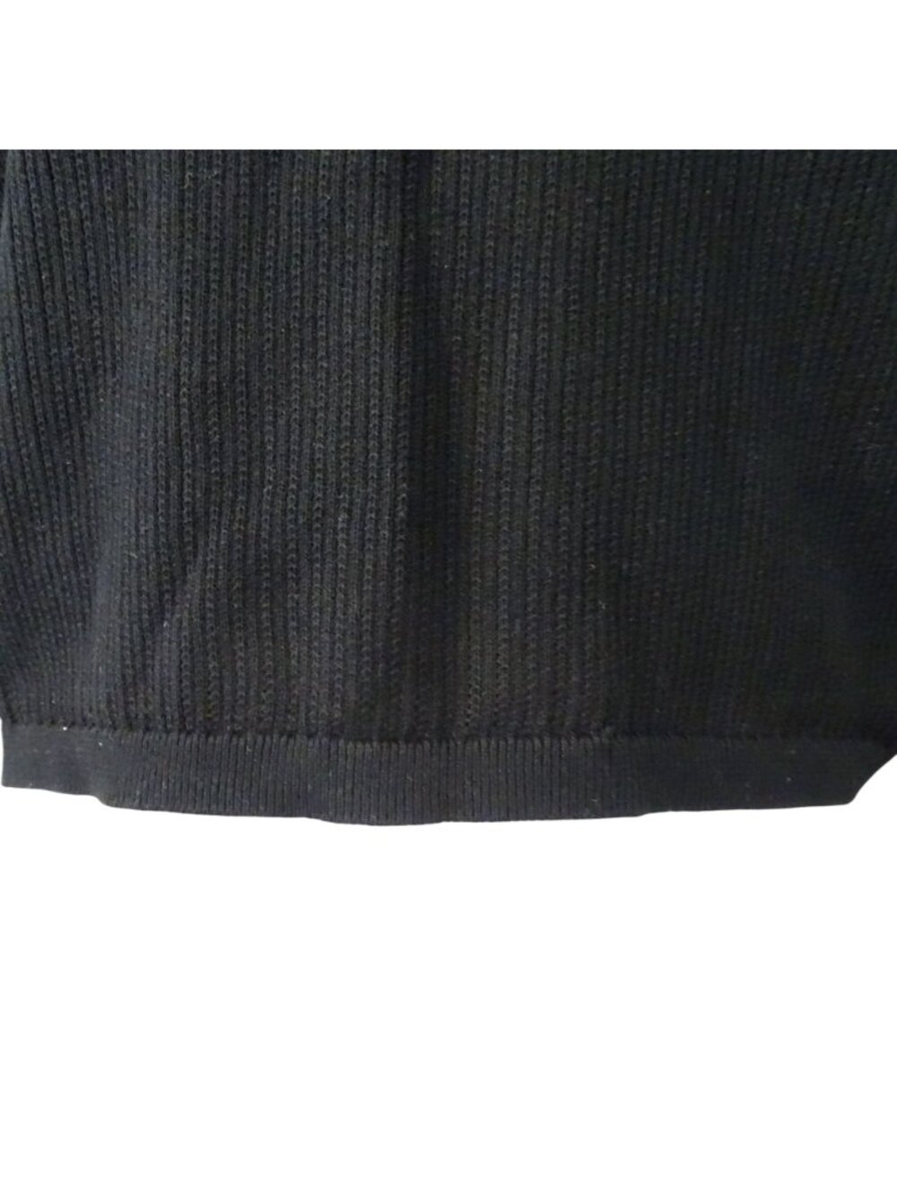 CeCe Black Pullover Knit Sweater Peter Pan Collar Long Sleeve Women Size S NEW - Picture 5 of 15